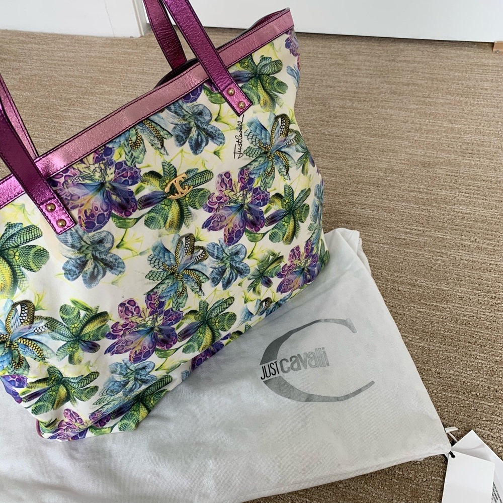 Just Cavalli Avatar Python Shopper Tote - image 7